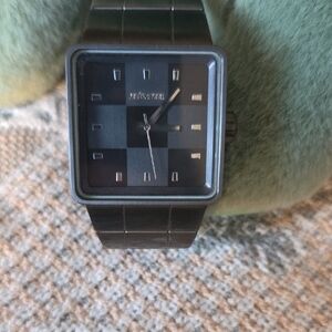 Nixon Black Square Dial Men's Watch